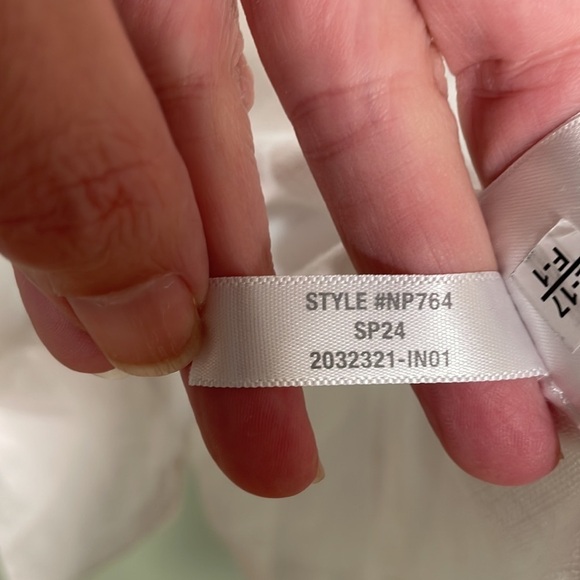 Madewell Square-Neck Mini Dress 100% Linen White Size 0 NWT - Picture 10 of 11